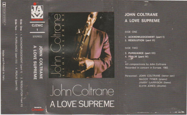 John Coltrane – A Love Supreme (2002, CD) - Discogs