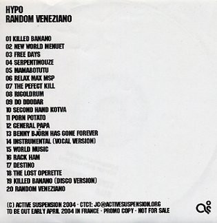 télécharger l'album Hypo - Random Veneziano