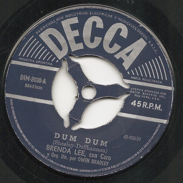 Album herunterladen Brenda Lee - Dum Dum Dinamita