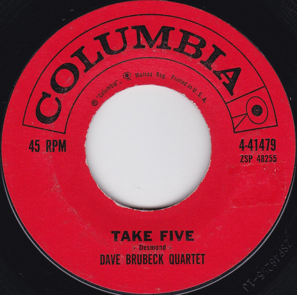 The Dave Brubeck Quartet – Take Five (1972, Vinyl) - Discogs