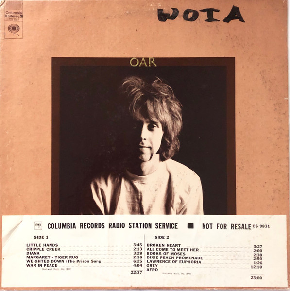 Alexander Spence – Oar (1969, Terre Haute Pressing, Vinyl) - Discogs