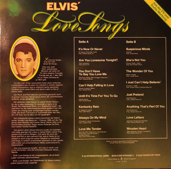 Album herunterladen Elvis - Elvis Love Songs