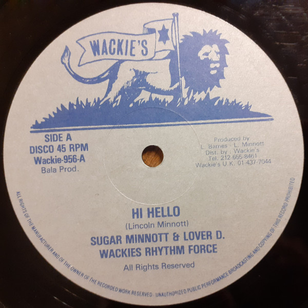 Sugar Minnott & Lover D. / Jerry Johnson / Hasan Bakr - Hi Hello