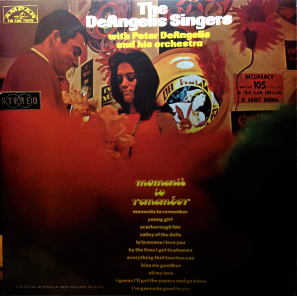 lataa albumi The De Angelis Singers With Peter De Angelis And His Orchestra - Moments To Remember