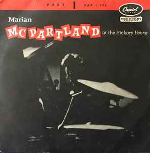 Marian McPartland – At The Hickory House (1955, Vinyl) - Discogs