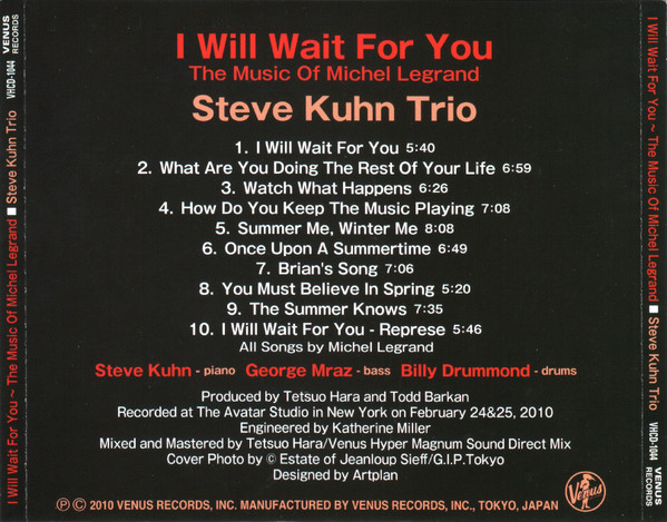 baixar álbum Steve Kuhn Trio - I Will Wait For You The Music Of Michel Legrand