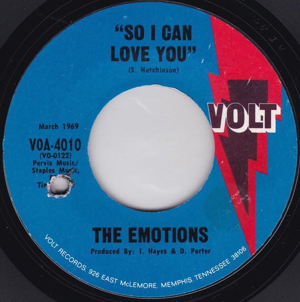 The Emotions – So I Can Love You (1969, Vinyl) - Discogs