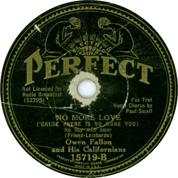télécharger l'album Owen Fallon And His Californians - My Darling No More Love