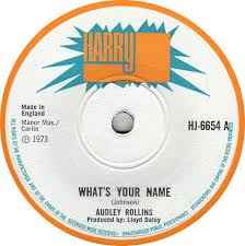 Audley Rollins – What's Your Name (1973, Vinyl) - Discogs