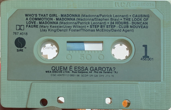 ladda ner album Madonna - Whos That Girl Trilha Sonora Original Do Filme Quem É Essa Garota