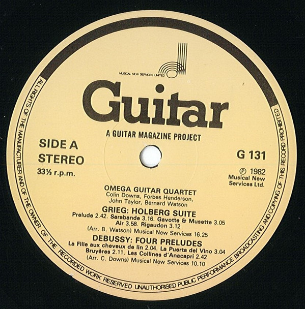 ladda ner album Omega Guitar Quartet - Omega Guitar Quartet