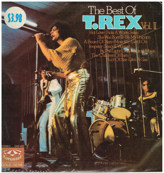 T. Rex – The Best Of T. Rex Vol. II (1972, Vinyl) - Discogs