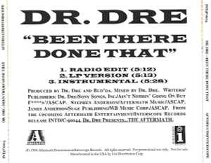 Been There Done That - Dr. Dre