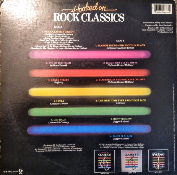 The London Symphony Orchestra And The Royal Choral Society - Hooked On Rock Classics | RCA (AFL1-4608) - 2