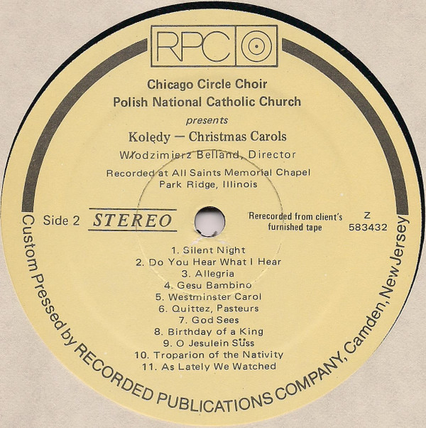 baixar álbum The Chicago Circle Choir - Kolędy Christmas Carols