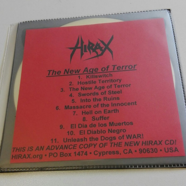 Hirax - The New Age Of Terror | Releases | Discogs