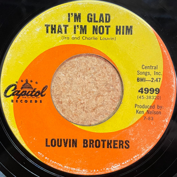 descargar álbum The Louvin Brothers - A Message To Your Heart Im Glad That Im Not Him