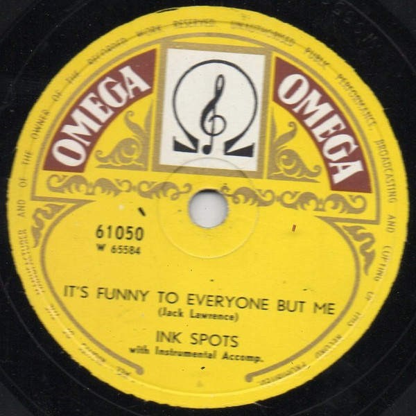 ladda ner album Ink Spots - Memories Of You Its Funny To Everyone But Me