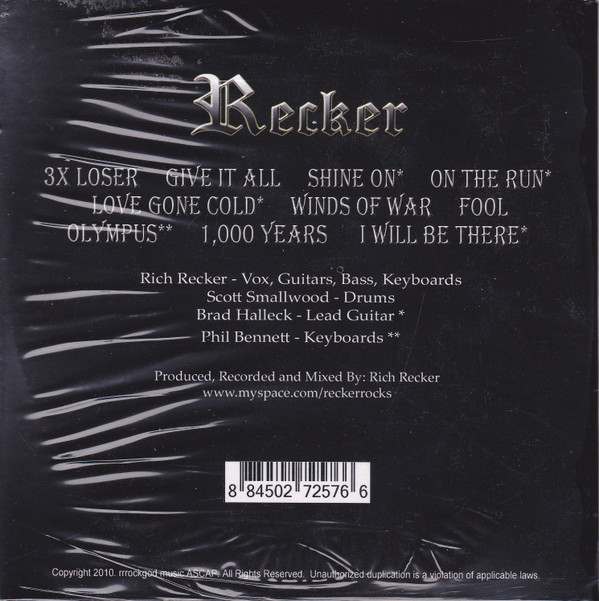 baixar álbum Recker - Tragedy Or Triumph