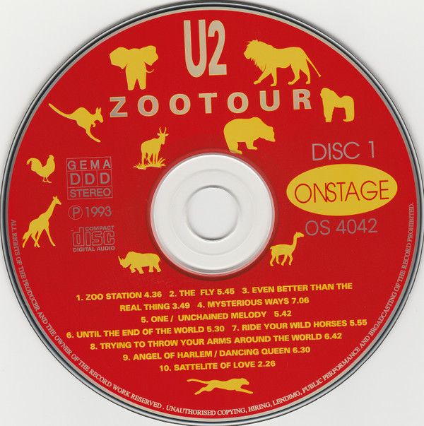 Album herunterladen U2 - Zootour