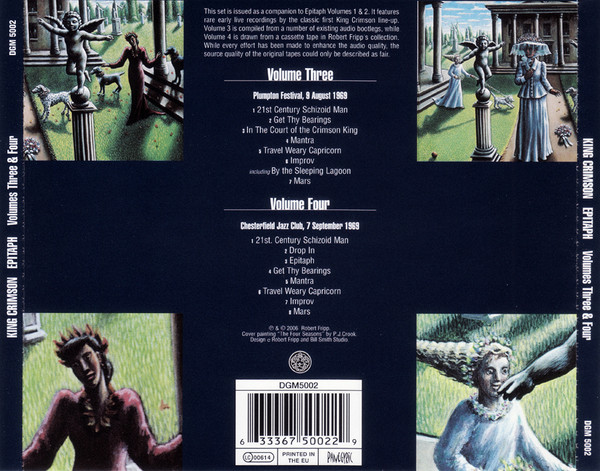 King Crimson – Epitaph (Volumes Three & Four) (2006, CD) - Discogs