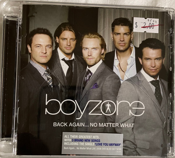 Back again no matter what the greatest hits - Boyzone (アルバム)