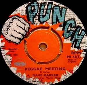 Dave Barker (2) - Reggae Meeting / Soul Bone album cover
