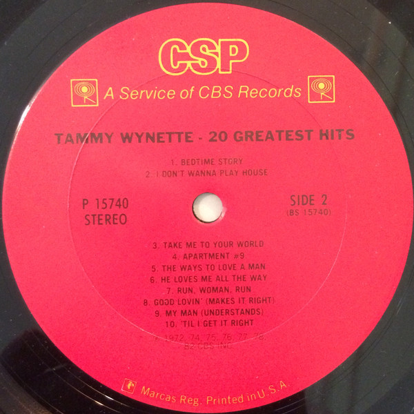 last ned album Tammy Wynette - Greatest 20 Hits
