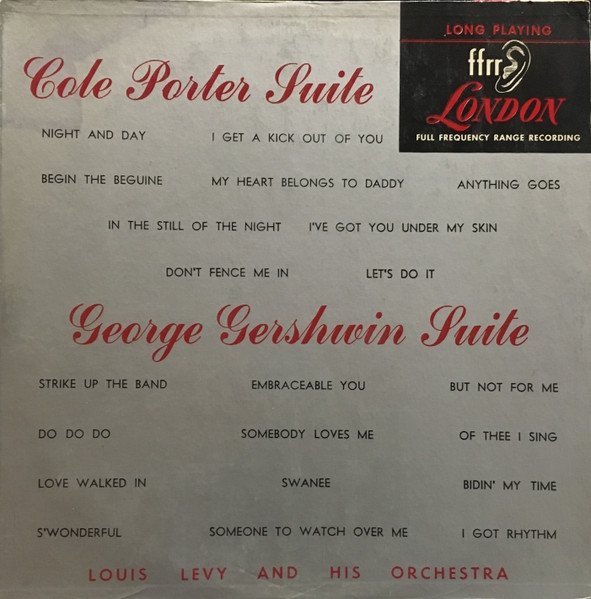 Cole Porter Suite George Gershwin Suite - Louis Levy - Vinyl - London - LL9