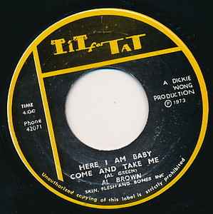 Al Brown (4) - Here I Am Baby Come And Take Me album cover