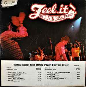 The Elvin Bishop Group - Feel It! album cover