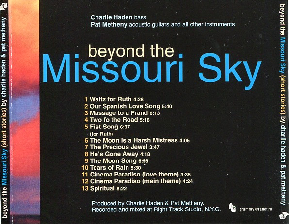 Charlie Haden & Pat Metheny - Beyond The Missouri Sky (Short