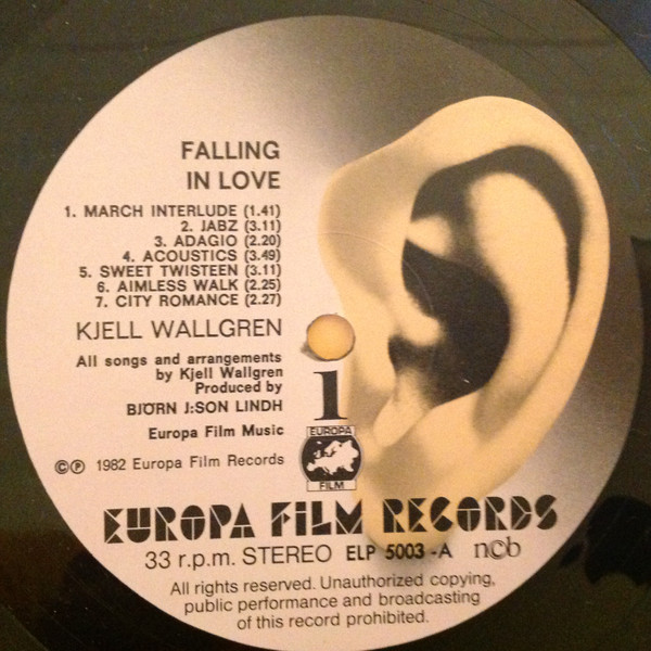 ladda ner album Kjell Wallgren - Falling In Love