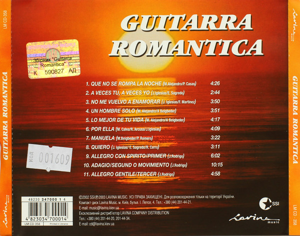 ladda ner album Various - Guitarra Romantica