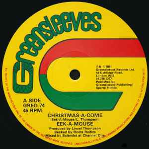Eek-A-Mouse - Christmas-A-Come / Gone Water Gone album cover