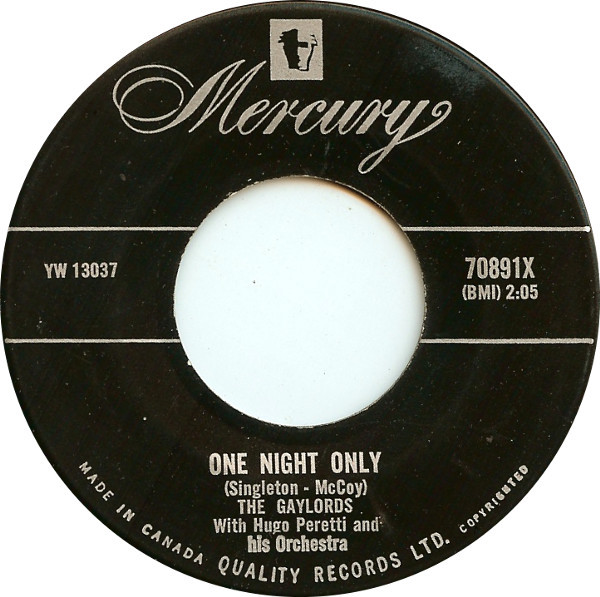 baixar álbum The Gaylords - One Night Only