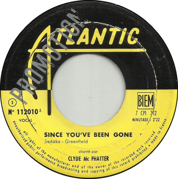 ladda ner album Clyde McPhatter - Since Youve Been Gone I Cant Stand Up Alone