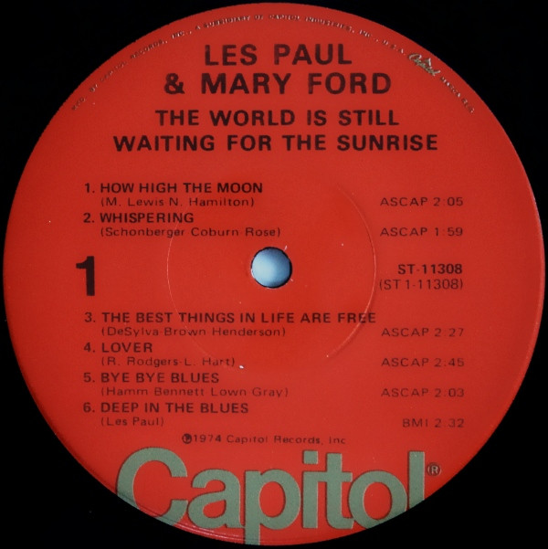 Les Paul & Mary Ford - The World Is Still Waiting For The Sunrise | Capitol Records (ST-11308) - 3