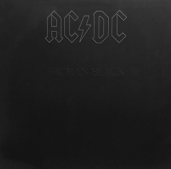 Обложка конверта виниловой пластинки AC/DC - Back In Black