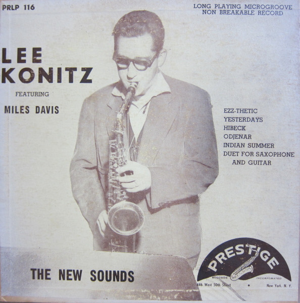 Lee Konitz Featuring Miles Davis – The New Sounds (1951, Vinyl