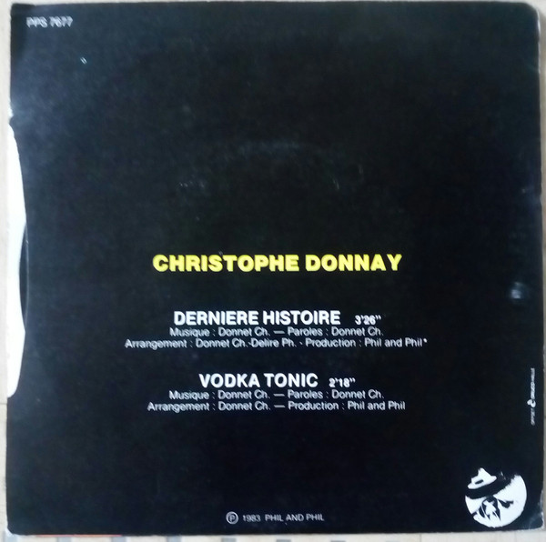 descargar álbum Christophe Donnay - Dernière Histoire Vodka Tonic