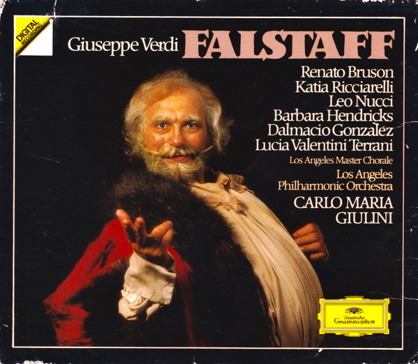 Giuseppe Verdi - Renato Bruson, Katia Ricciarelli, Leo Nucci, Barbara  Hendricks, Dalmacio Gonzalez, Lucia Valentini Terrani, Los Angeles  Philharmonic Orchestra, Carlo Maria Giulini – Falstaff (1983, Digital, Vinyl)  - Discogs