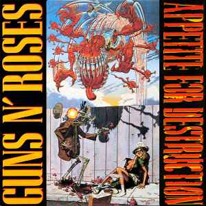 Guns N' Roses - Appetite For Destruction album cover