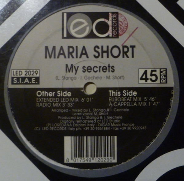 lataa albumi Maria Short - My Secrets