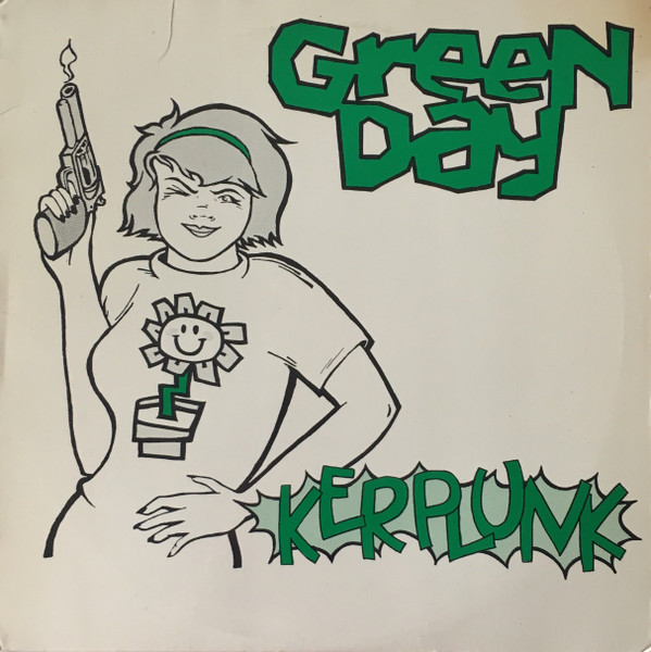 Green Day – Kerplunk! (2014, Clear With Green & White Splatter 