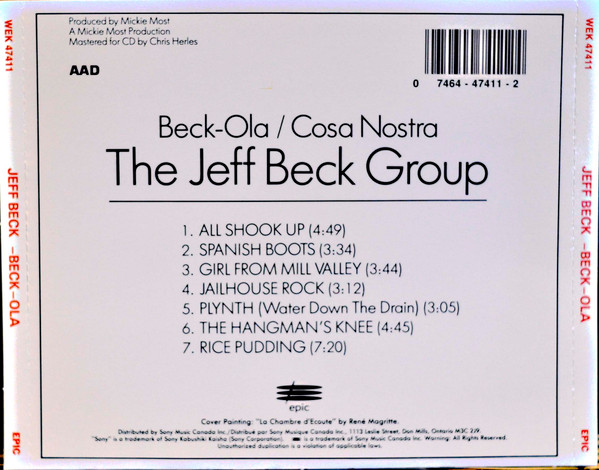Album herunterladen The Jeff Beck Group, Jeff Beck - Beck Ola