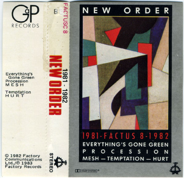 New Order – 1981-1982 (1990, Cassette) - Discogs