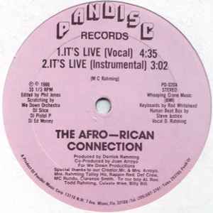 The Afro-Rican Connection - It's Live | Releases | Discogs