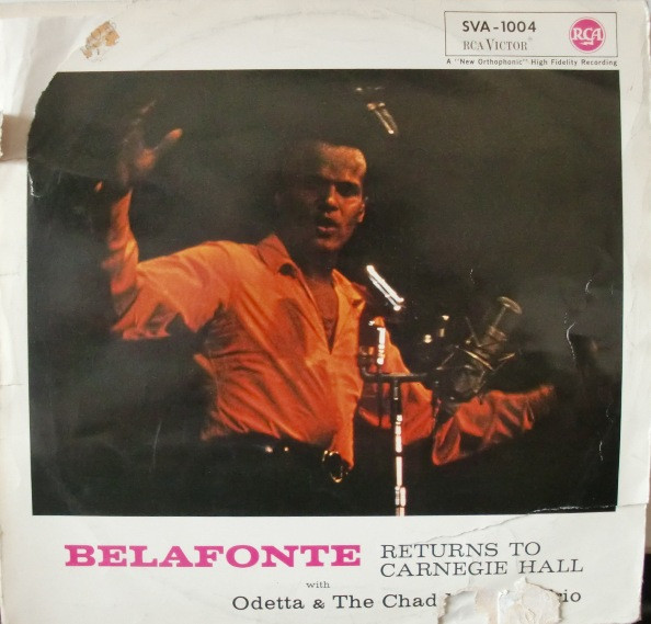 Harry Belafonte – Belafonte Returns To Carnegie Hall (1960, Vinyl