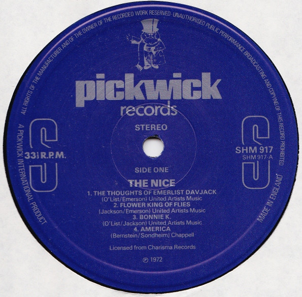 The Nice - The Nice | Pickwick Records (SHM 917) - 3